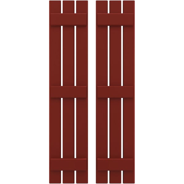 Ekena Millwork Americraft 3-Board, 3 Batten Exterior Real Wood Spaced Board-n-Batten Shutters, ARW401SB311X72MRH, PR ARW401SB311X72MRH - main